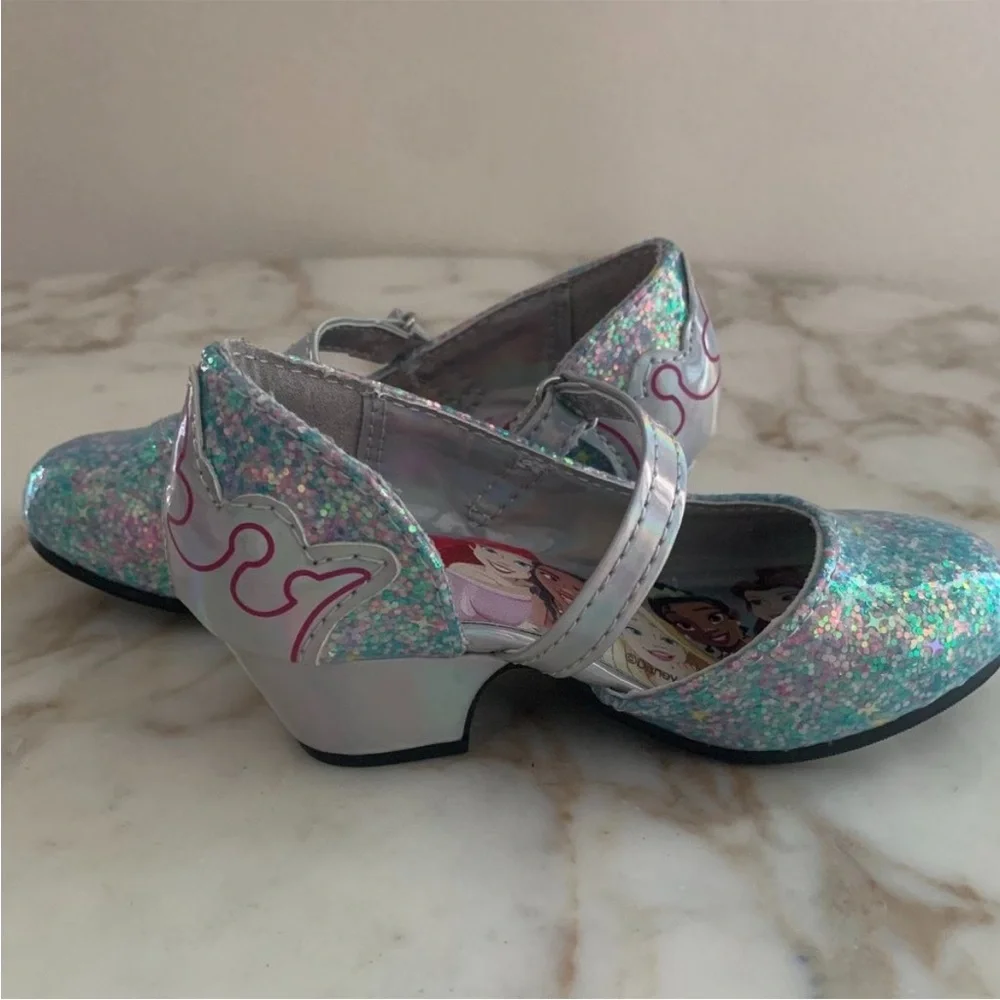 Toddler Girls' Disney Princess Ballet‎ Flats - Silver Size 6